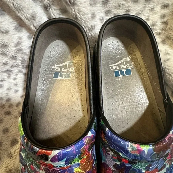 Dansko Multicolor Floral Clogs - Picture 2 of 4